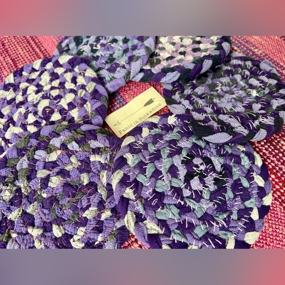 Set of Six Braided Coasters - Picture 4 of 12